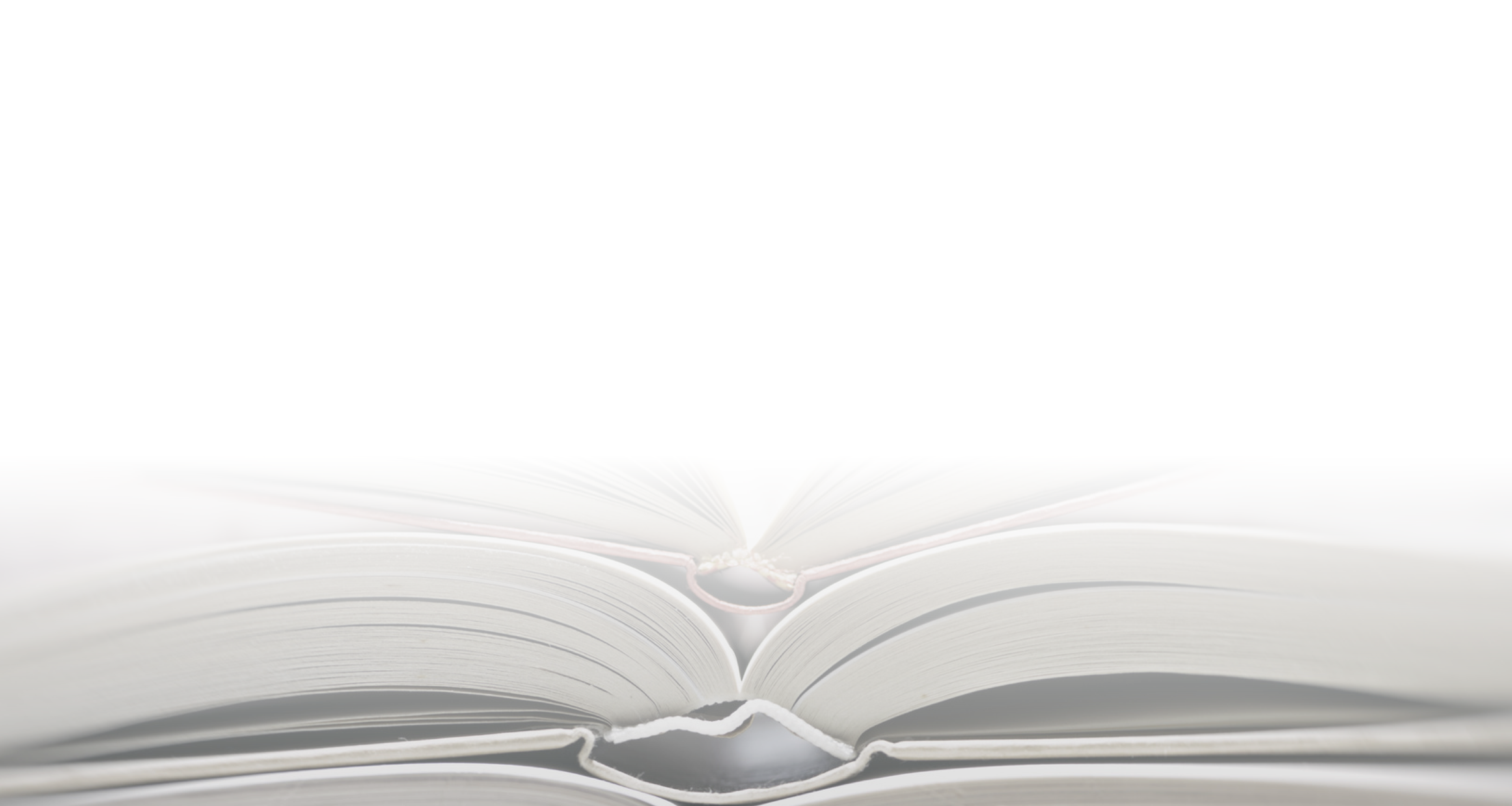 Open hardback novels